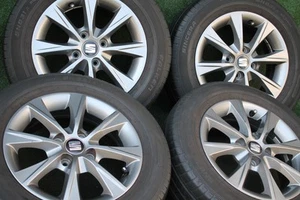 Original SEAT MII 1S  Alufelgen 1SL601025F 5x14 ET35 Sommerräder 165/70 R14 81T - Bild 1 von 19