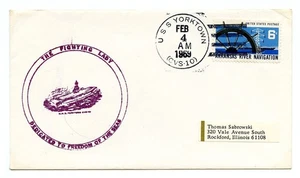 EE. UU. Cubierta postal naval Yorktown (CVS-10) (4 de febrero de 1969) - Imagen 1 de 2