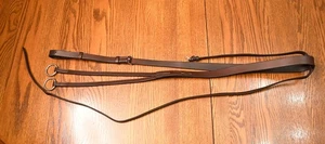 Beval Heritage Lauf Martingal, braun, Oversize Warmblut Streichhölzer Trense 325 $ - Bild 1 von 12