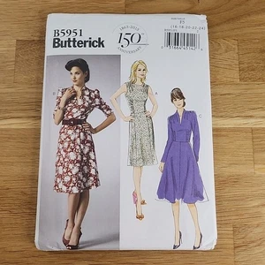 Butterick 5951 Damen Schnittmuster Größen 16-24 ungeschnitten Fabrikfalten - Bild 1 von 4