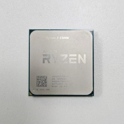 AMD Ryzen 3 2200G up to 3.7GHz - 4MB 65W AM4 Desktop Quad CPU Processor, Tested! - Image 1 of 2