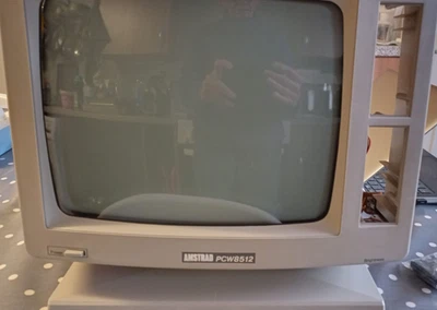 AMSTRAD PCW 8256/8512 GREEN CRT TUBE AND POWER BOARD REPLACEMENT PARTS WORKING - Image 1 of 4