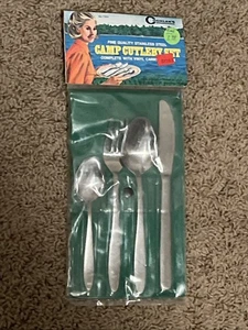 Coghlan’s Camp Cutlery Set Stainless Steel Vintage 4 Piece No. 7904 Coglan - Picture 1 of 6