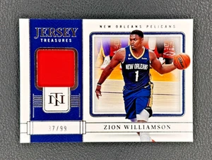 ZION WILLIAMSON, 2022-23 Panini National Treasures JERSEY PATCH #37/99 - Picture 1 of 2