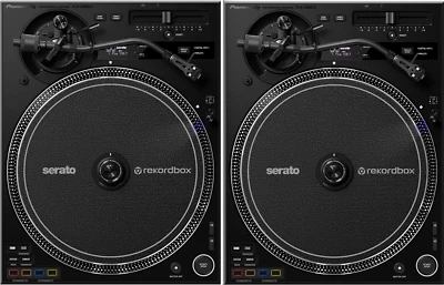 Pair Units 2x Pioneer DJ PLX-CRSS12 Direct Drive DJ Turntable DVS PLXCRSS12 PSL - Image 1 of 4