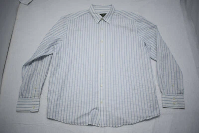 Eddie Bauer Button Up Shirt Striped Long Sleeve Hiking Casual Mens Size XL - Image 1 of 4