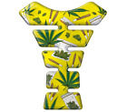 Weed /Cannabis, Leaves, Nugs & Spliffs Design, Resin Domed Keiti K1 Tank Pad