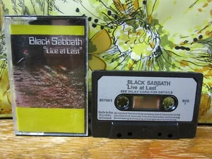 Black Sabbath - Live At Last - Cassette Tape Manchester & the Rainbow London - Picture 1 of 8