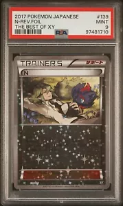 2017 Pokemon The Best of XY N Reverse Holo 139/171 #139 PSA 9 - Picture 1 of 2