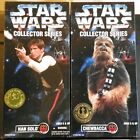 Star Wars Collector Series, two 12" figures, Han Solo, Chewbacca (76281-27756)