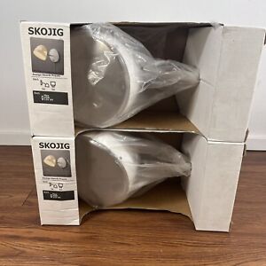 2 x IKEA Skojig White Cloud Lamps - Sconces - New in Box 402.775.91
