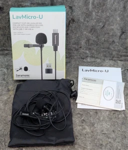 🔥New🔥 Clip-On Sanaromic- Lavalier Mic w/ USB-C Output - Missing Accessories - Picture 1 of 9
