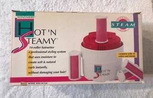 NOS VTG Windmere Hot N Steamy 30 Second Hot Rollers Curlers Model WSS-14/126 - Picture 1 of 14