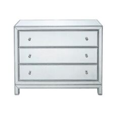 3 Drawers Mirrored Cabinet In Modern Style-32 Inches Tall and 16 Inches