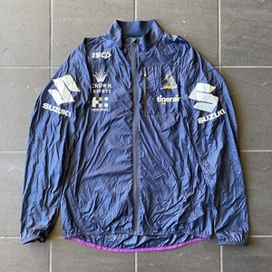 NRL Melbourne Storm Entrenamiento Correr Chaqueta Rugby League Talla L Cremallera Ligera - Imagen 1 de 16