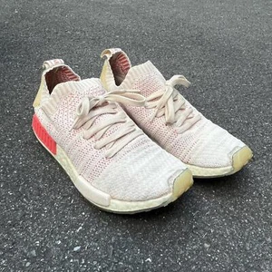 2000s adidas grey and pink nmd r1 primeknit sneakers - Picture 1 of 6