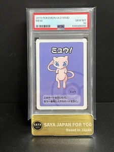 Mew Old Maid Babanuki 2019 Pokemon Japanese Playing Card - PSA 10 - Picture 1 of 2