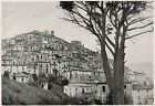 D1623 Cosenza - Morano Calabro - Panoramic View - Print Antique - 1926 Print