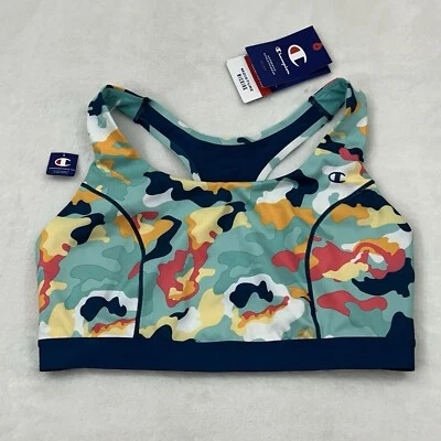 Champion Activewear Abstract Camo Absolute Eco Athletic Sports Bra Women’s 1X - Image 1 of 4