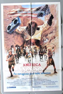 AMERIKA 3000 ORIGINAL GEFALTETES FILMPLAKAT 27x41 1986 POST APOCALYPTIC NUKE SCIFI - Bild 1 von 1