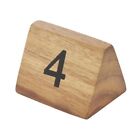 Olympia tablice rejestracyjne stołu drewno akacjowe 1 - 10