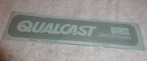 Vintage lawn mower decals, Qualcast Jetstream, never been used, - Picture 1 of 1