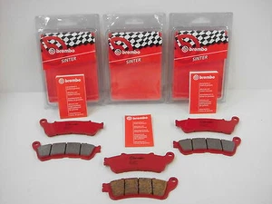 Brembo Bremsbeläge Bremsklötze Bremse vorne + hinten Honda XL 1000 V VA Varadero - Picture 1 of 1