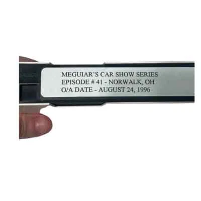 Meguiars Car Show Series Episode 41 Norwalk OH VHS August 24 1996 Vintage Foto 1 de 2