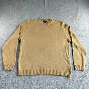 NEU Vintage Eddie Bauer Pullover Herren Extra Large Beige Lammwolle Smart Fabric - Bild 1 von 15