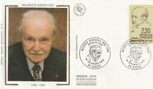 FRANCE 1990 FDC MAURICE GENEVOIX YT 2671 - Foto 1 di 1