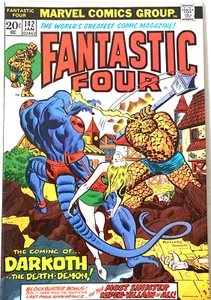 FANTASTIC FOUR. NUMBER 142. 1ST SERIES. JAN. 1974. KEY 1ST DARKOTH. VFN+ - Picture 1 of 8
