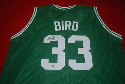 LARRY BIRD BOSTON CELTICS  Signed Jersey  PSA COA 3C88085 - Image 1 of 3