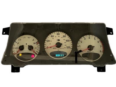 Painel de instrumentos velocímetro 2004 e 05 Chrysler PT Cruiser 93.411 milhas - Imagem 1 de 3