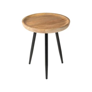 Oscar Mango Wood End Table.Exclusively Designed Hand-Crafted Small Nightstand... - Picture 1 of 7