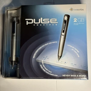 Livescribe Pulse 2GB Smartpen New Sealed Never Used Records Audio Notes - Picture 1 of 7