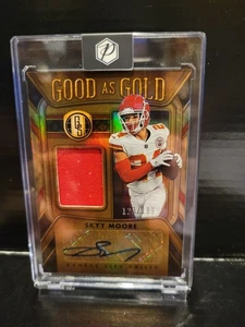 Panini Gold Standard 2023 Good As Gold Skyy Moore #17 #'d 123/199 (auto/mem) - Imagen 1 de 2