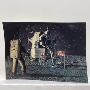 United States NASA Moon Landing 3D Postcards - Picture 1 of 2