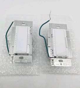 2 Lutron Maestro Dimmschalter für dimmbare LED / CFL Leuchtmittel, 150W - Lichtmandel - Bild 1 von 7