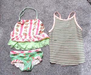 Girls Matilda Jane 3 Piece Swim Suit Size 6 - Picture 1 of 5