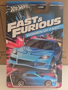 HOT WHEELS  MAZDA RX8 EXCLUSIVE SERIES FAST AND FURIOUS 2 WOMAN OF FAST #2 - Picture 1 of 1