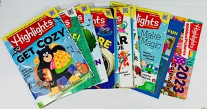 Highlights Magazine Lot Kids Activities PuzzlesClassroom Reading Fun 2023 - Imagen 1 de 7