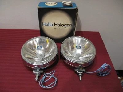 NOS Vintage German Hella 182 Rallye Driving Lights 8 Inch - Image 1 of 4
