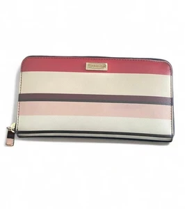 Kate Spade Berber Stripe Stacy Bifold Geldbörse, Pink Multi - Bild 1 von 5