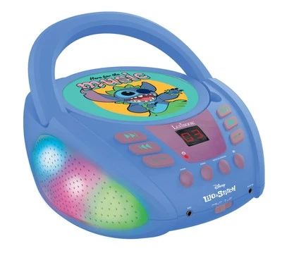 - Disney Stitch - Bluetooth CD-speler voor kinderen - Draagbaar Veelkleurige ... - Bild 1 von 4