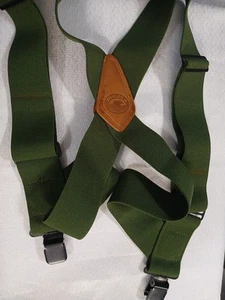 Tirantes de clip lateral verde para hombre Duluth Trading Co 2" de ancho - Imagen 1 de 3