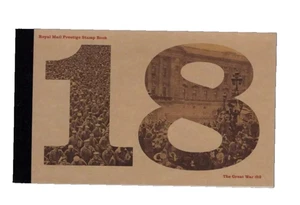 GB 2018 DY26 THE GREAT WAR 1918 WWI PRESTIGE BOOKLET QEII MNH MINT F/V £30+ - Picture 1 of 2