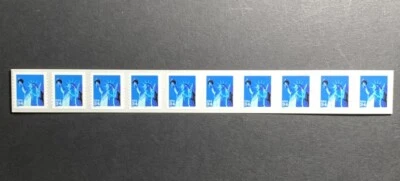 U.S. Stamps SC #3466 Coil Strip of 25 (folded). 34¢ Liberty Stamps. P#2222. MNH - Image 1 of 2