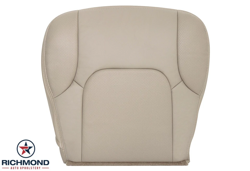 Cubierta de asiento de cuero inferior del lado del conductor bronceado perfecto para Nissan Pathfinder 2005-2012 Foto 1 de 4