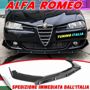 ALFA Romeo 159 156 157 Diffusore Anteriore *SPORT STYLE* ABS Spoiler Sotto Parau - Foto 1 di 3