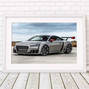 AUDI TTS - Sports Car Poster Picture Print Sizes A5 to A0 **FREE DELIVERY** - Picture 1 of 14